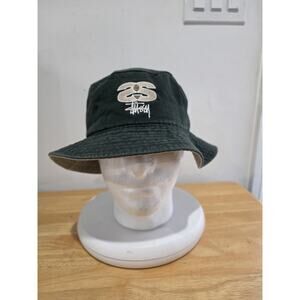 Rare Old Stussy Hat 90S Fade Green L-XL